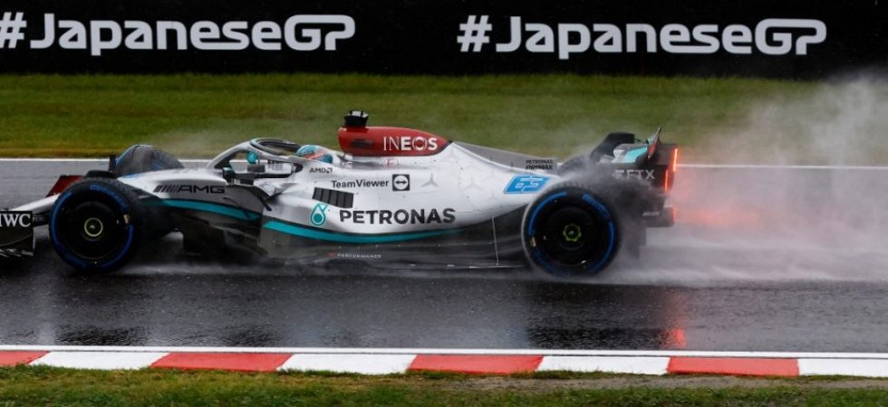 F1 - GP du Japon (EL2) : Les Mercedes à l'aise sur piste humide