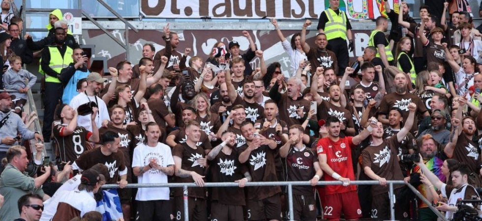 Allemagne : St. Pauli et Kiel promus en Bundesliga, Düsseldorf en barrage 