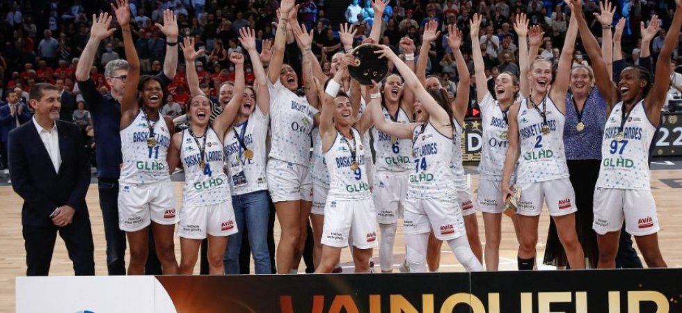 Coupe de France (F) : Basket Landes décroche son premier titre dans l'épreuve après deux prolongations !