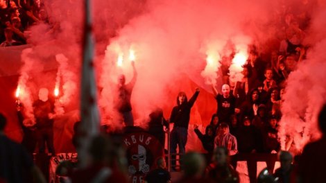 Antwerp: Clashes between supporters