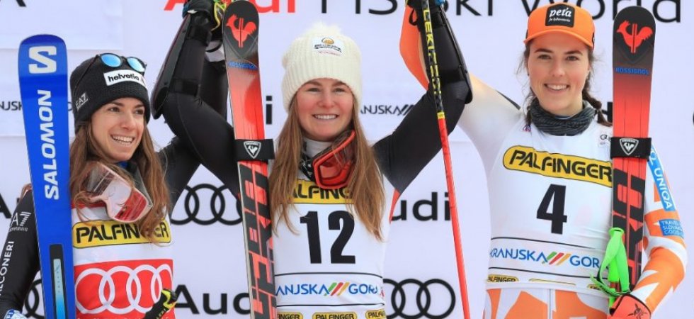 Ski alpin - Slalom géant de Kranjska Gora (F) : Grenier décroche sa première victoire, Frasse Sombet 6eme