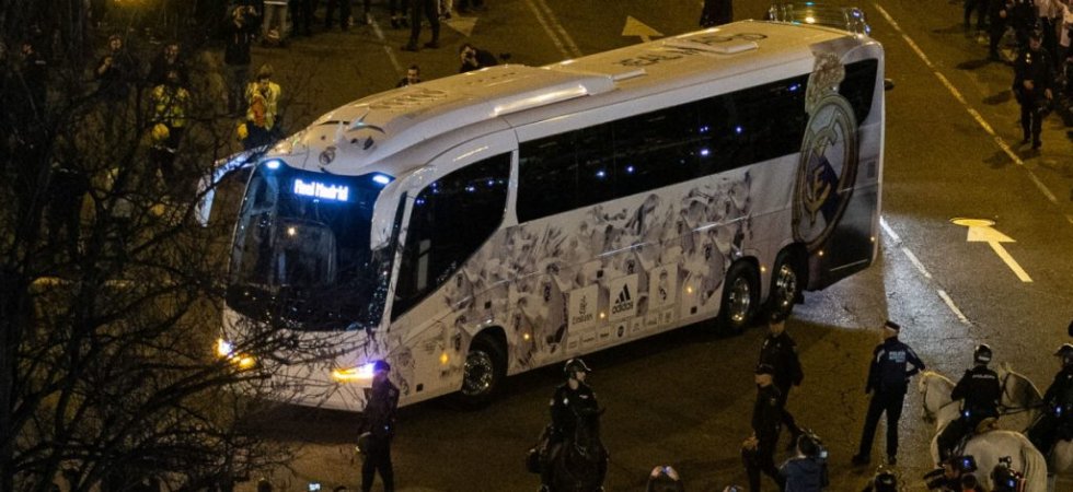 Le bus du Real Madrid attaqué à Bilbao