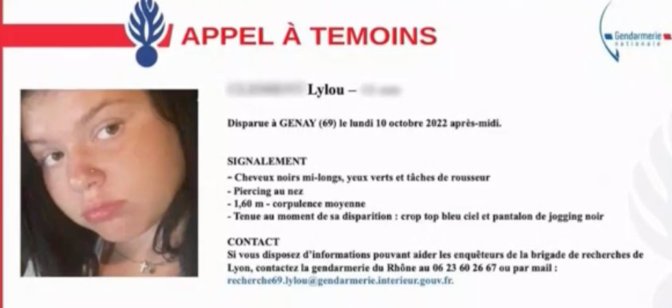 Rhône : une adolescente portée disparue depuis un mois et demi