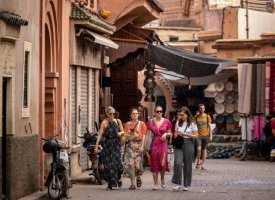 Marrakech, la ville ocre, retrouve des couleurs après le Covid