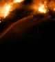 Brésil: incendie de forêt dans le quartier touristique de Copacabana à Rio de Janeiro