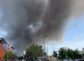 Seine-Saint-Denis : un incendie ravage un entrepôt à Aubervilliers
