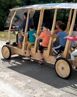 Woodybus, une solution écologique pour le transport des petits écoliers